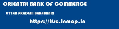 ORIENTAL BANK OF COMMERCE  UTTAR PRADESH BARABANKI    ifsc code
